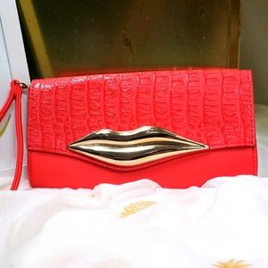 Kiss Me Red Clutch